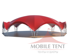 Арочный шатёр 26х24 — 460 м² Схема 2