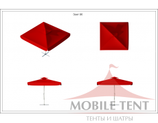 Зонт уличный для кафе Premium 3х3 Схема 1