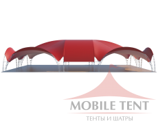 Арочный шатёр 25х20 — 500 м² Схема 1
