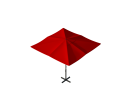 Зонт для кафе Desert 3х3 Схема