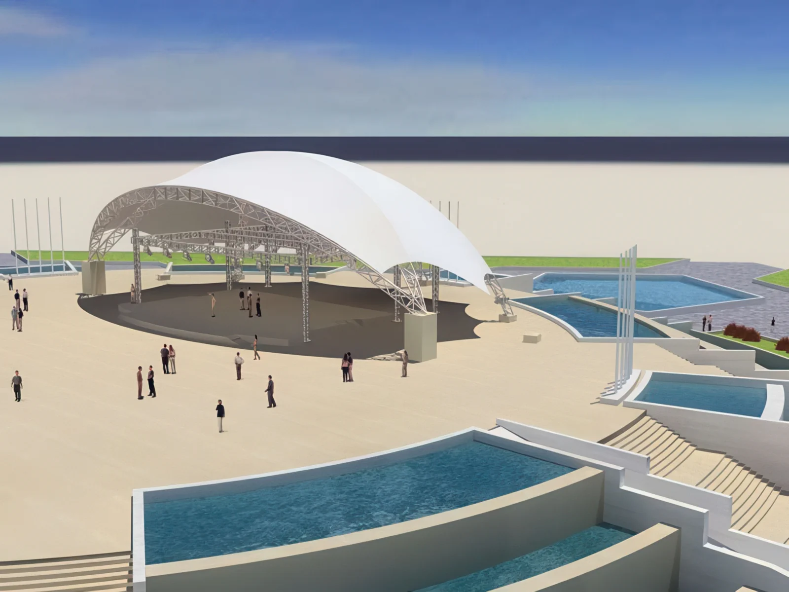 Концертные площадки проект 61