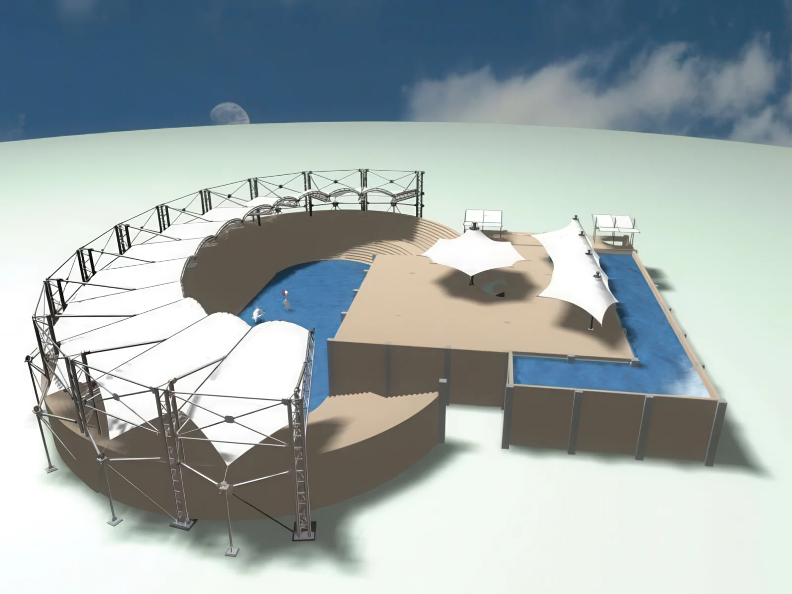 Тентовые ансамбли проект 9