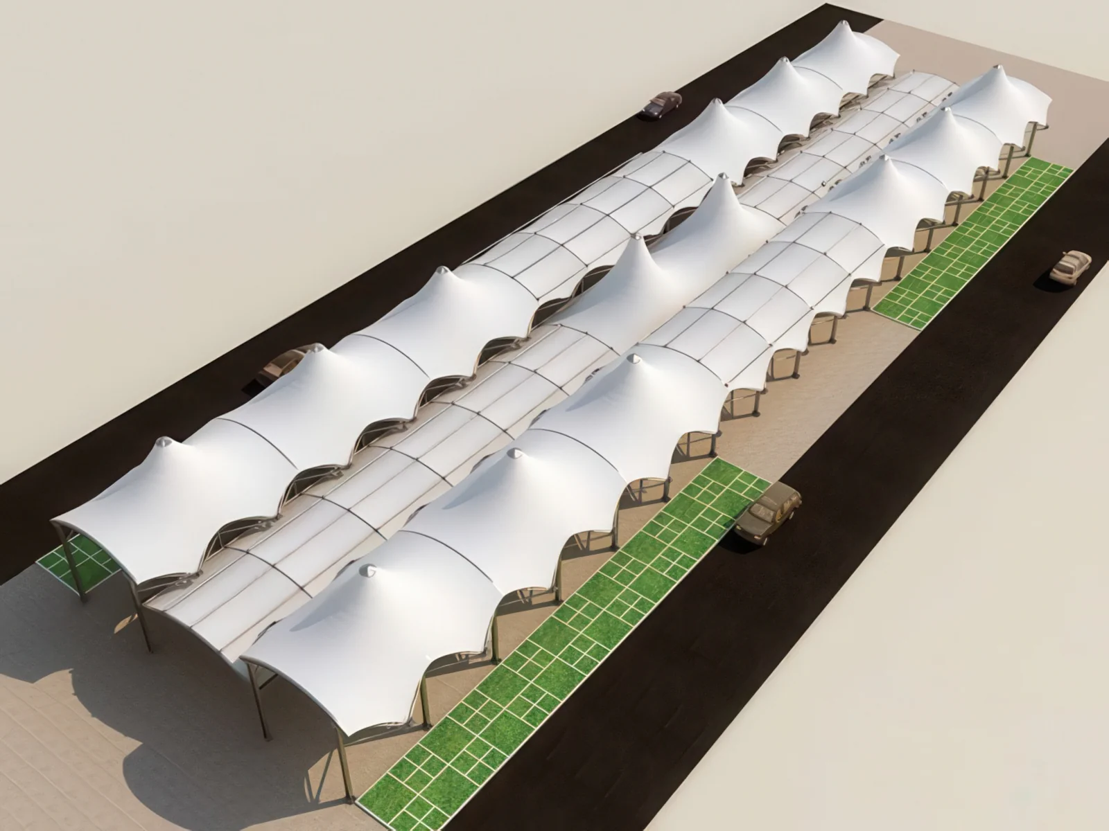 Тентовые ансамбли проект 32