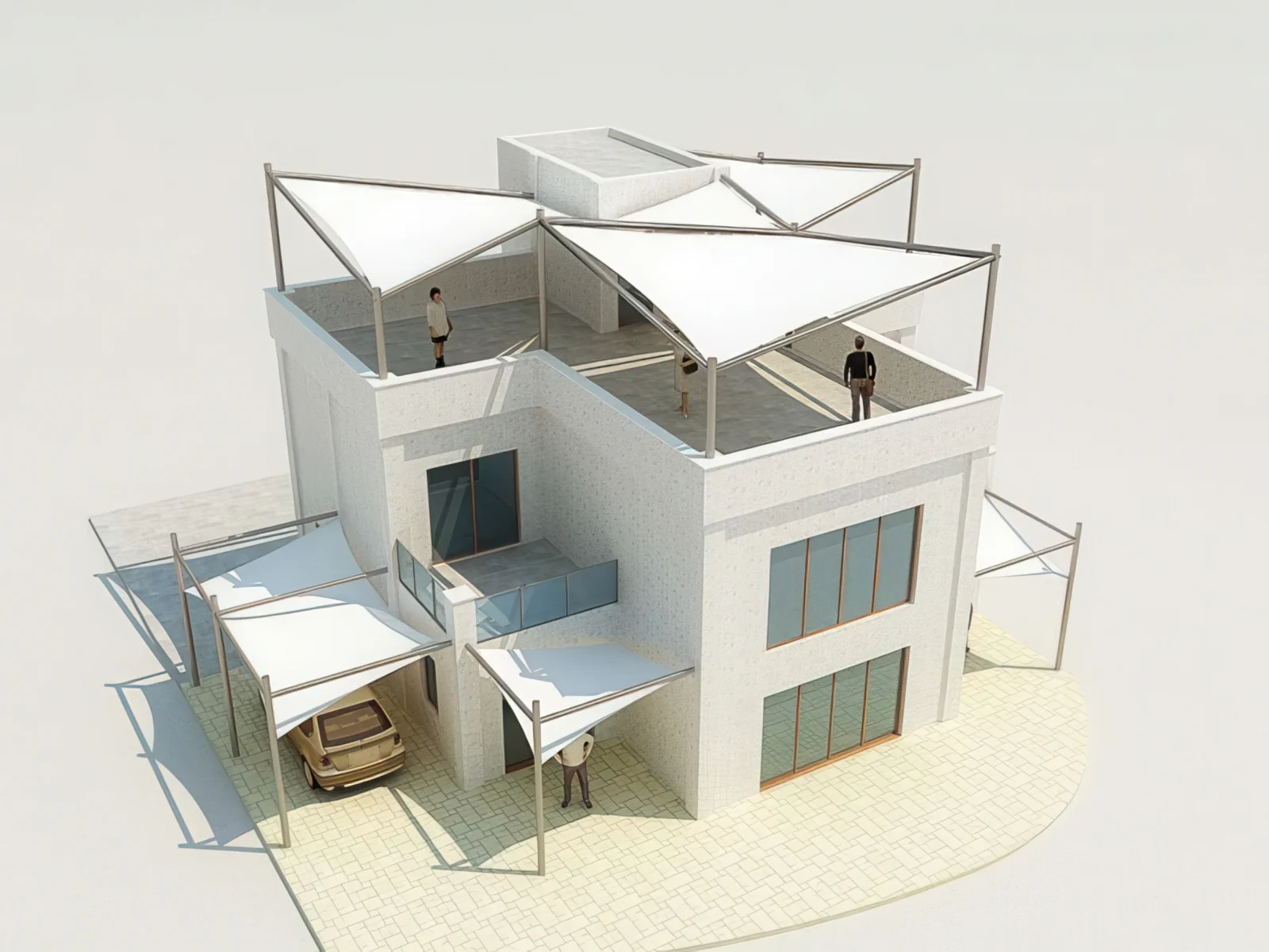 Тентовые ансамбли проект 35