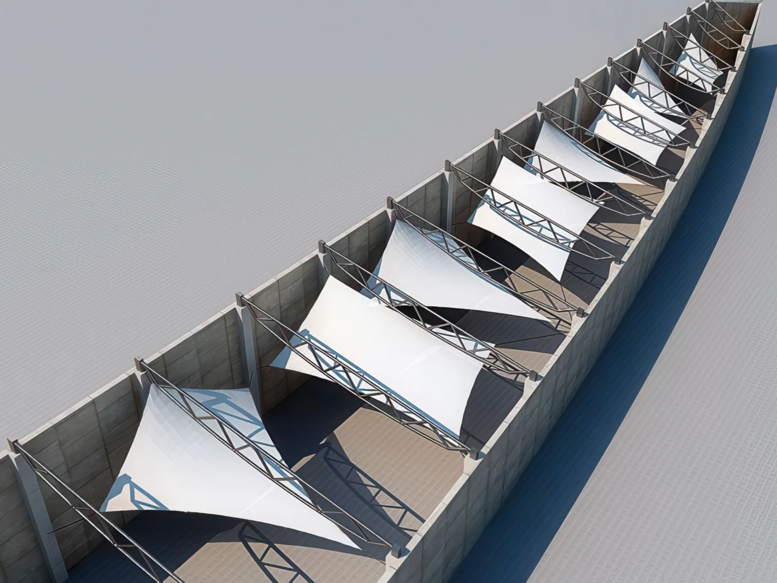 Тентовые ансамбли проект 55