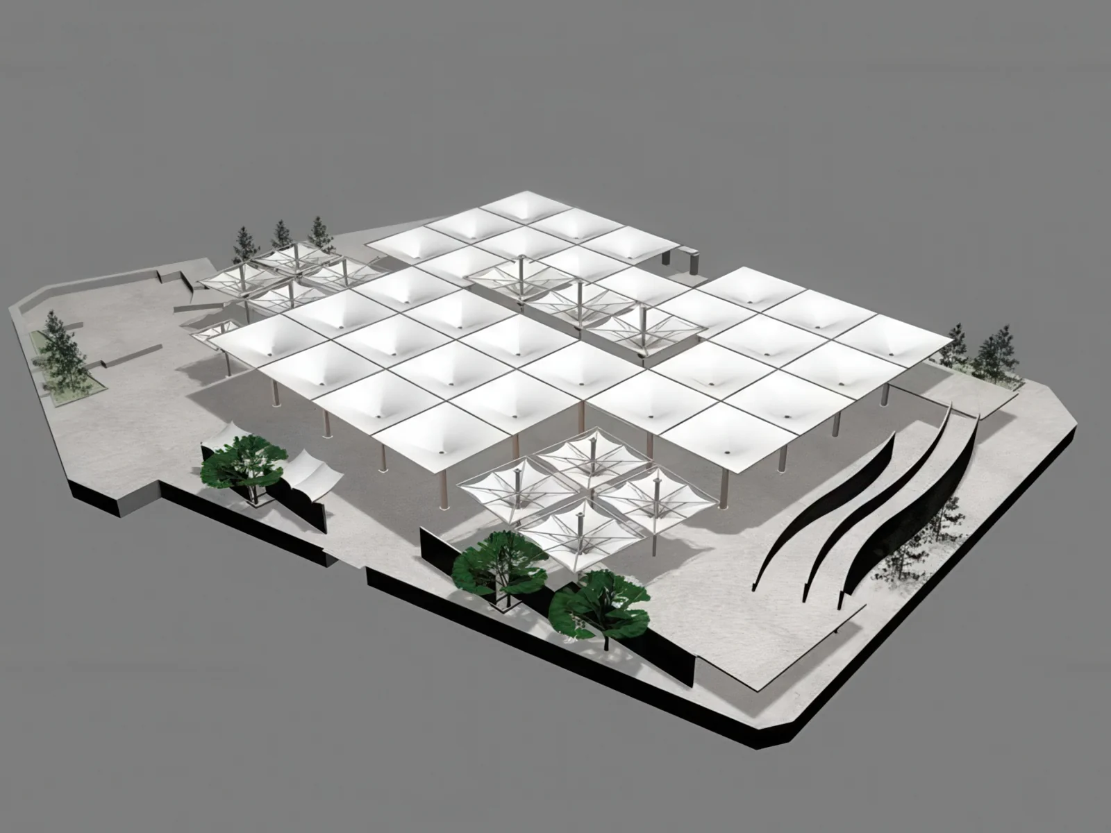 Тентовые ансамбли проект 67