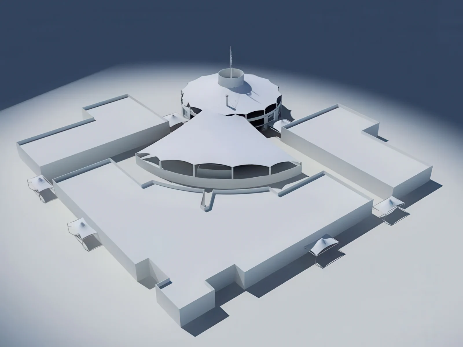 Тентовые ансамбли проект 87