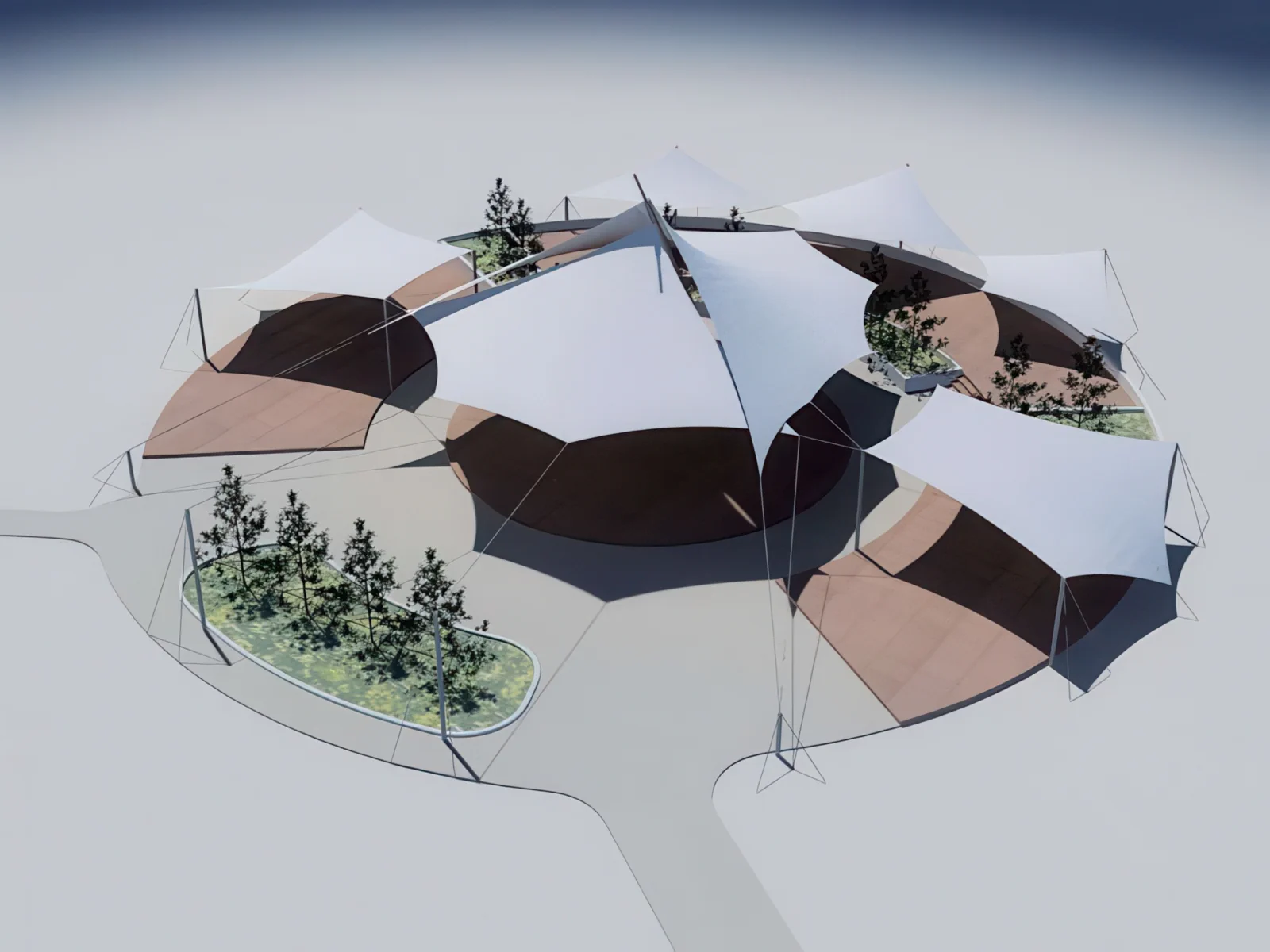 Тентовые ансамбли проект 88