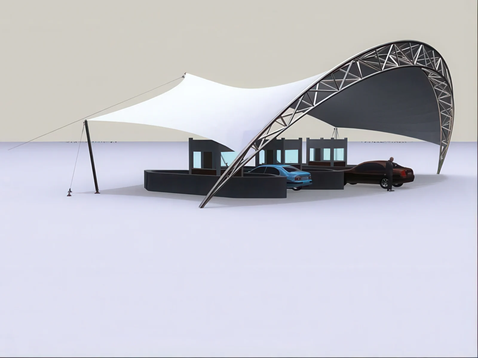 Тентовые входные группы проект 18