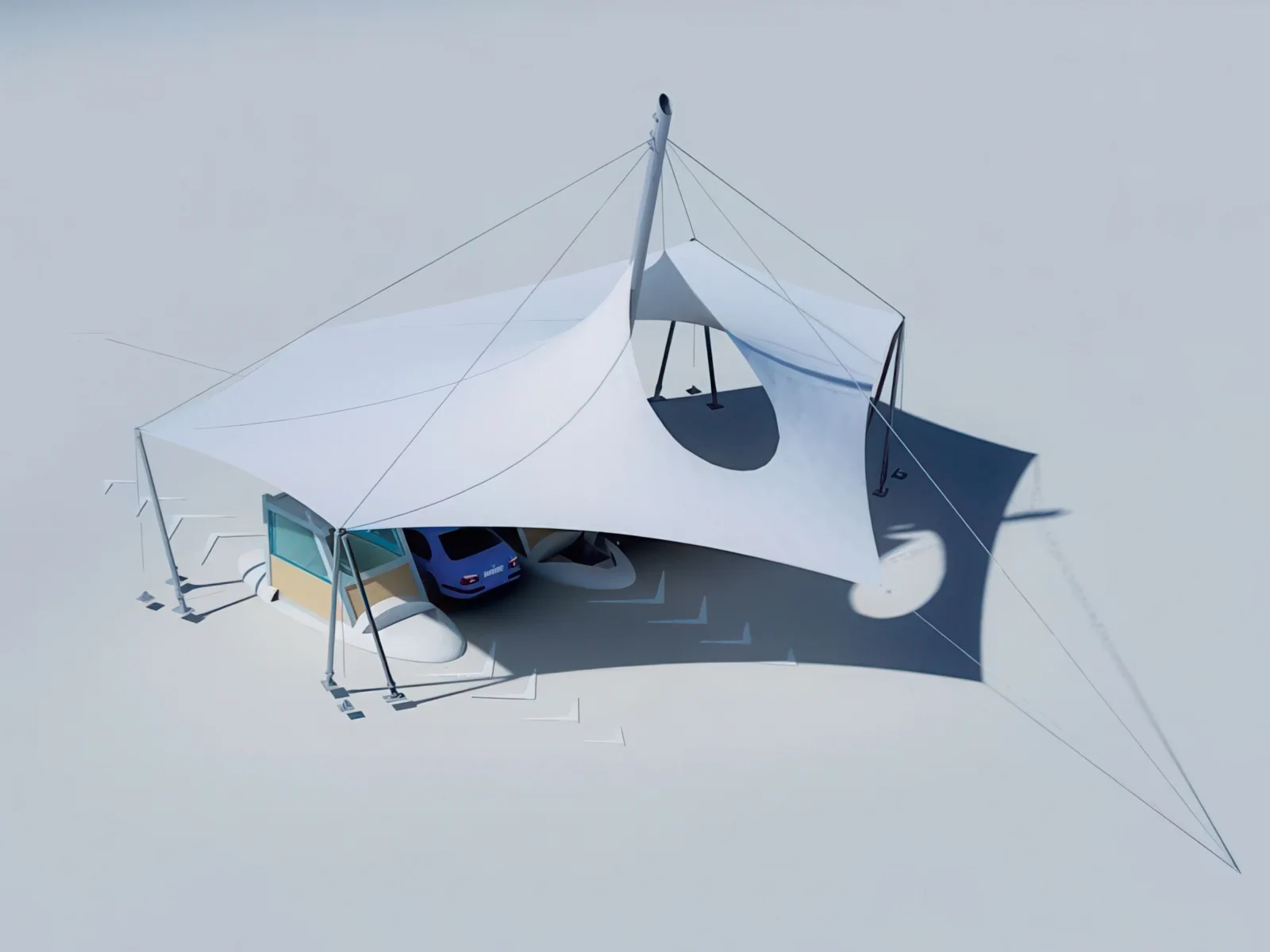 Тентовые входные группы проект 21