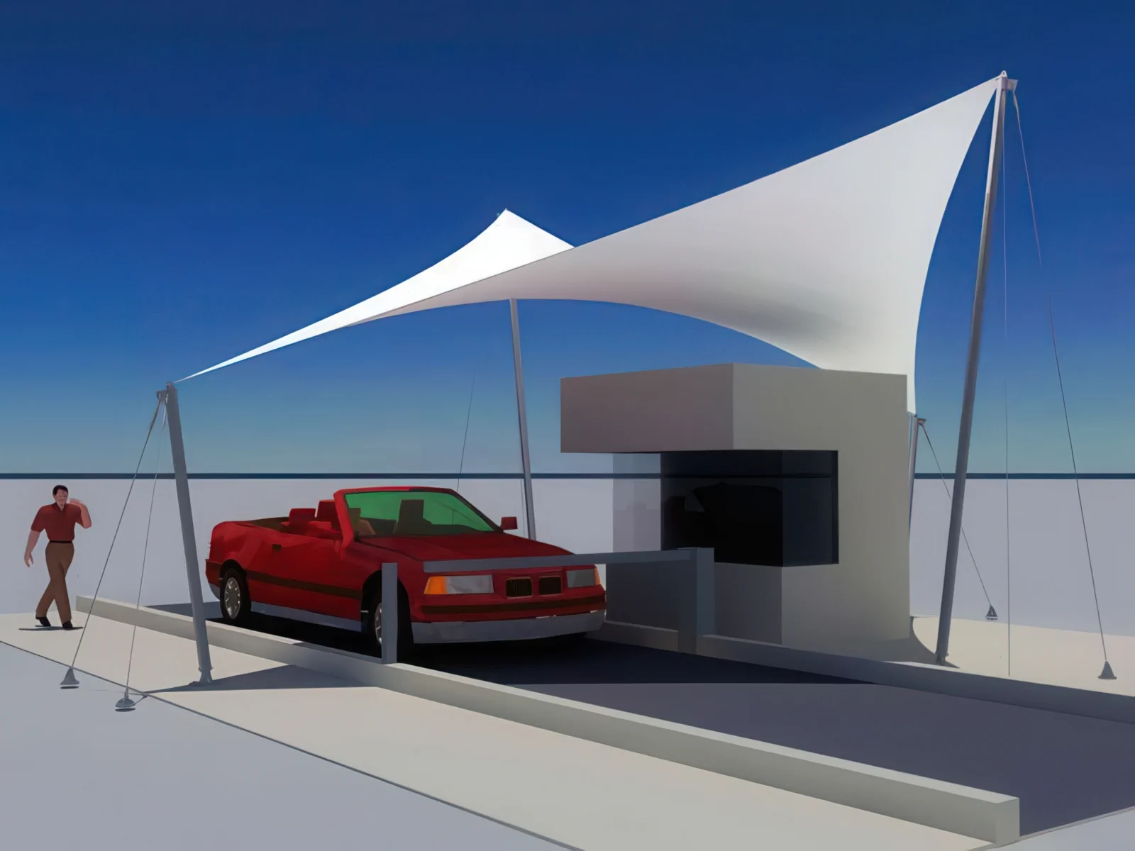 Тентовые входные группы проект 28