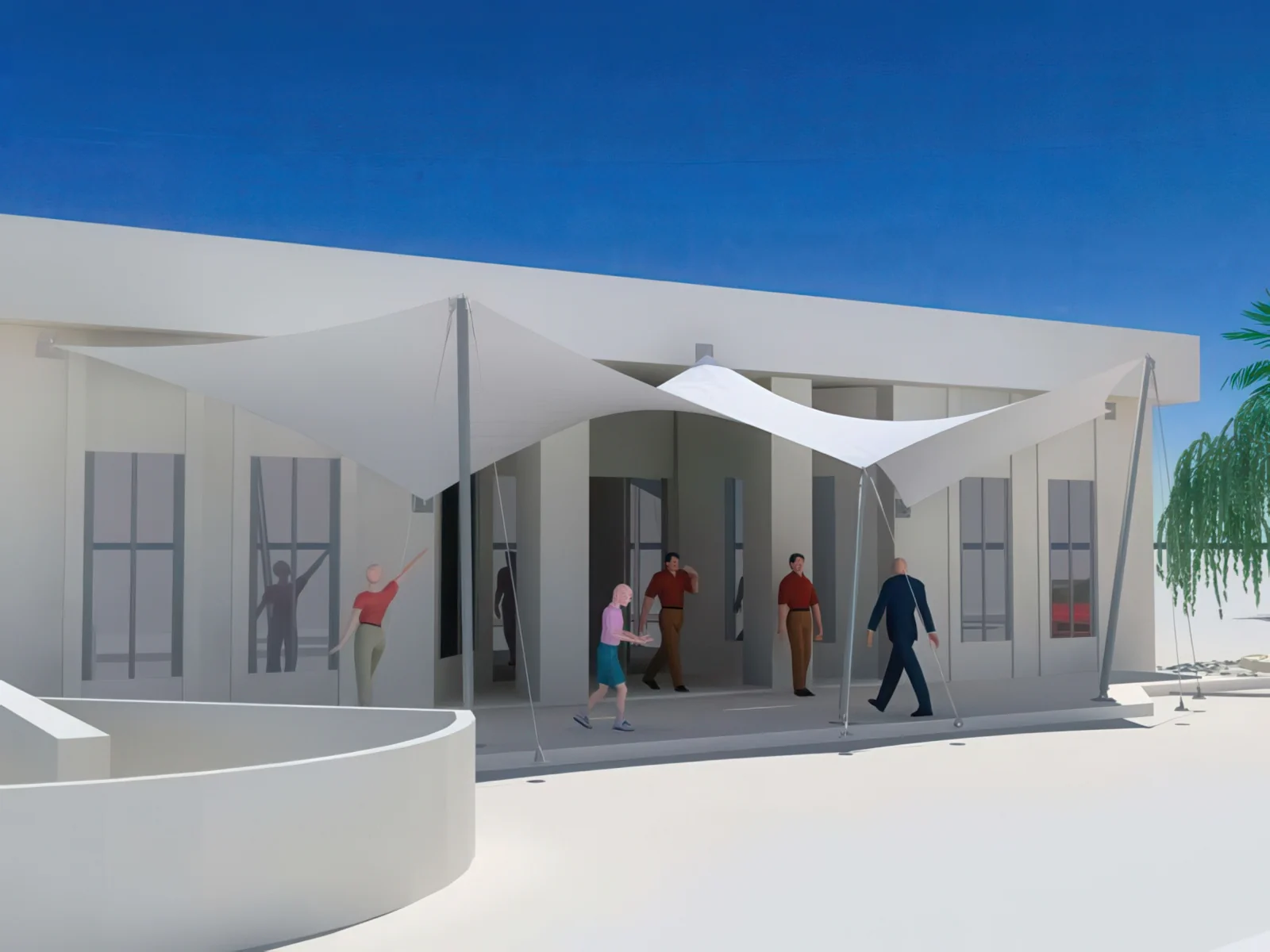 Тентовые входные группы проект 29