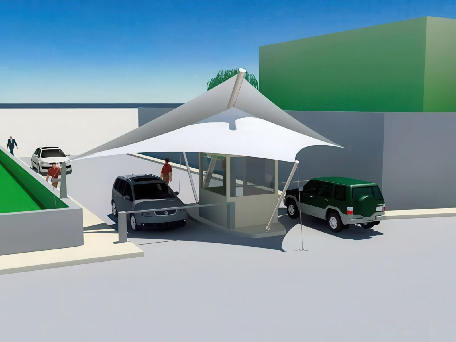 Тентовые входные группы проект 32