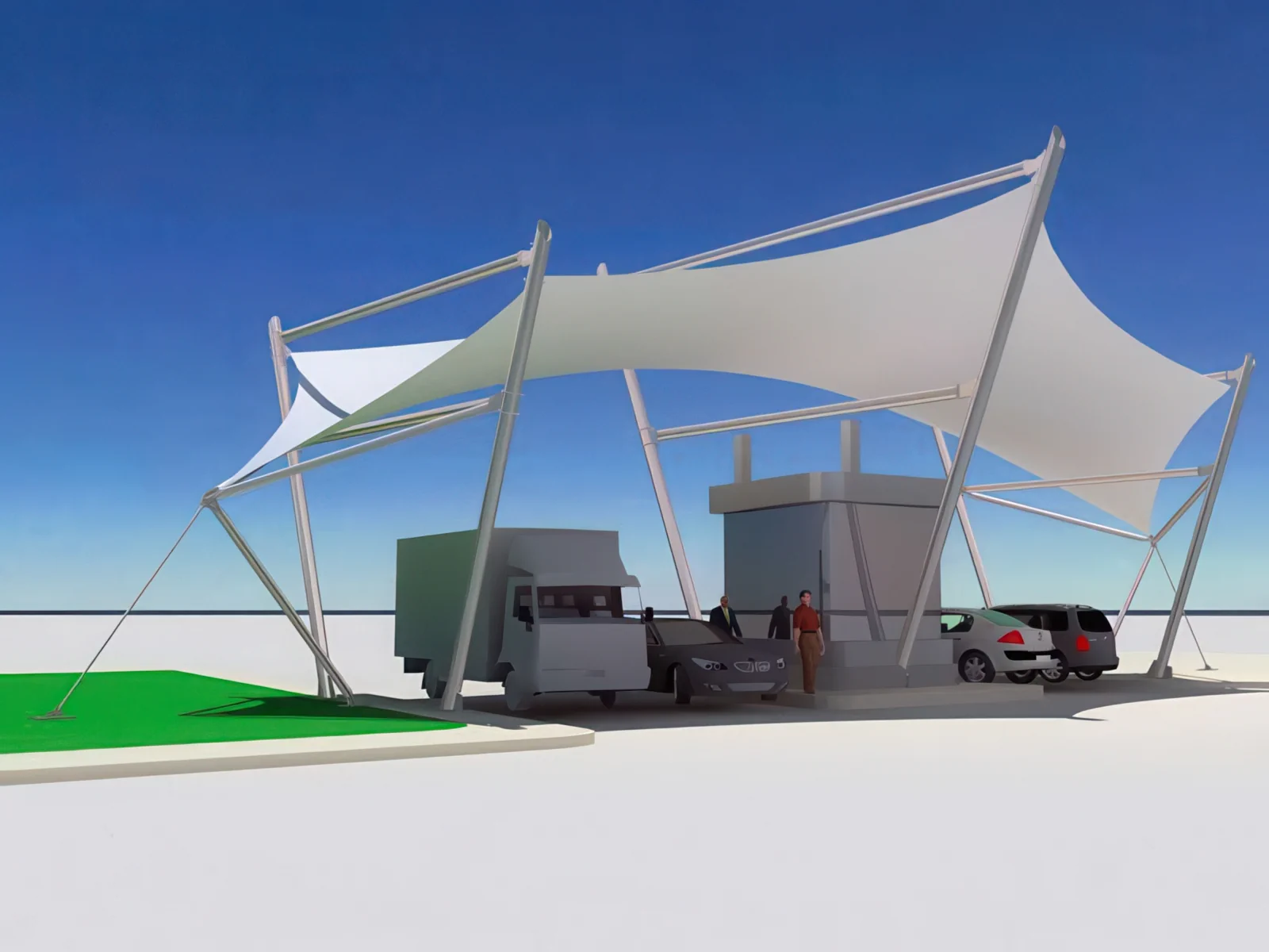 Тентовые входные группы проект 33