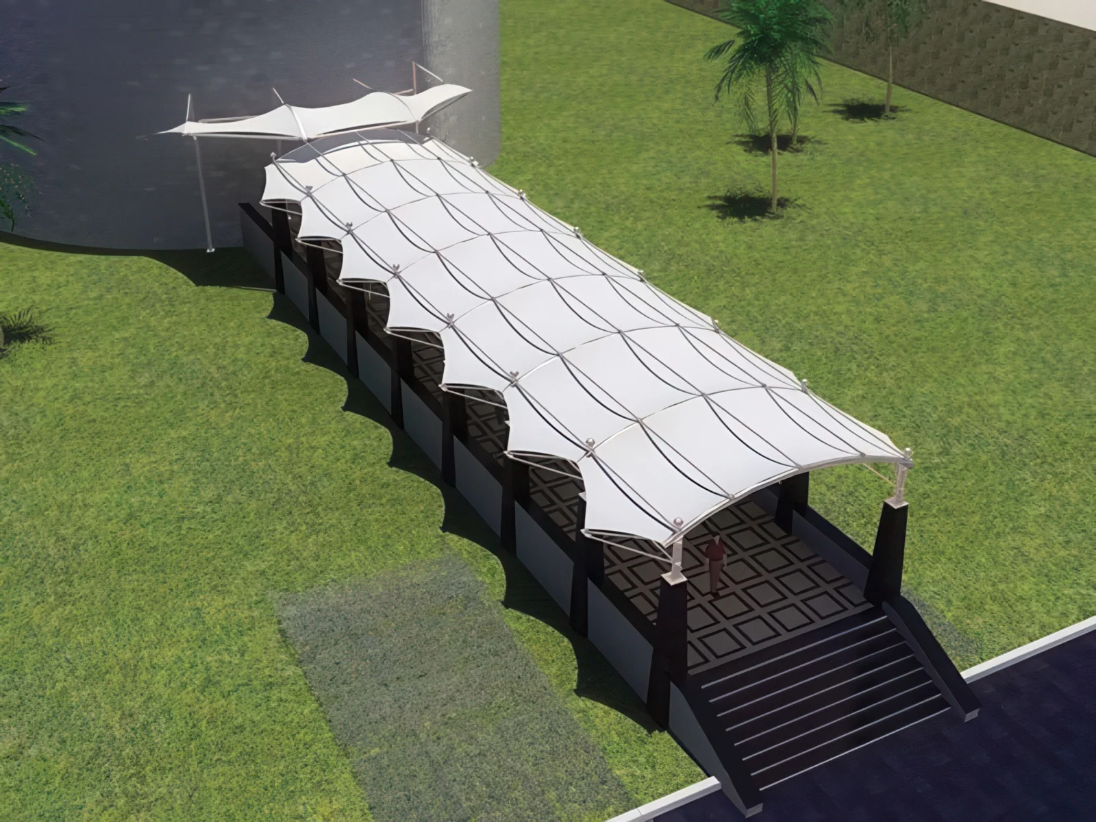 Тентовые входные группы проект 35