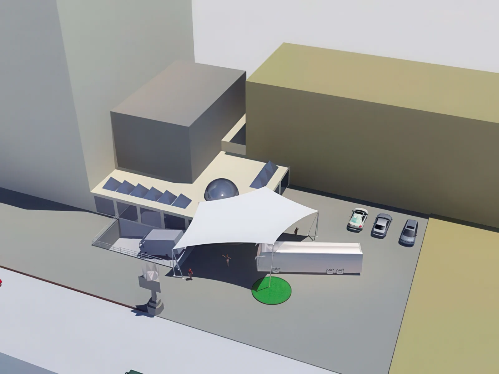 Тентовые входные группы проект 42