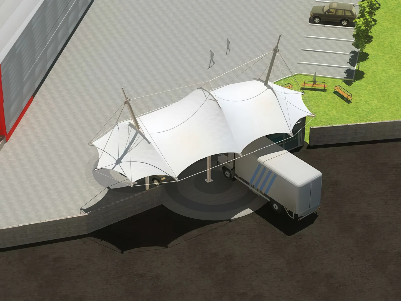 Тентовые входные группы проект 44