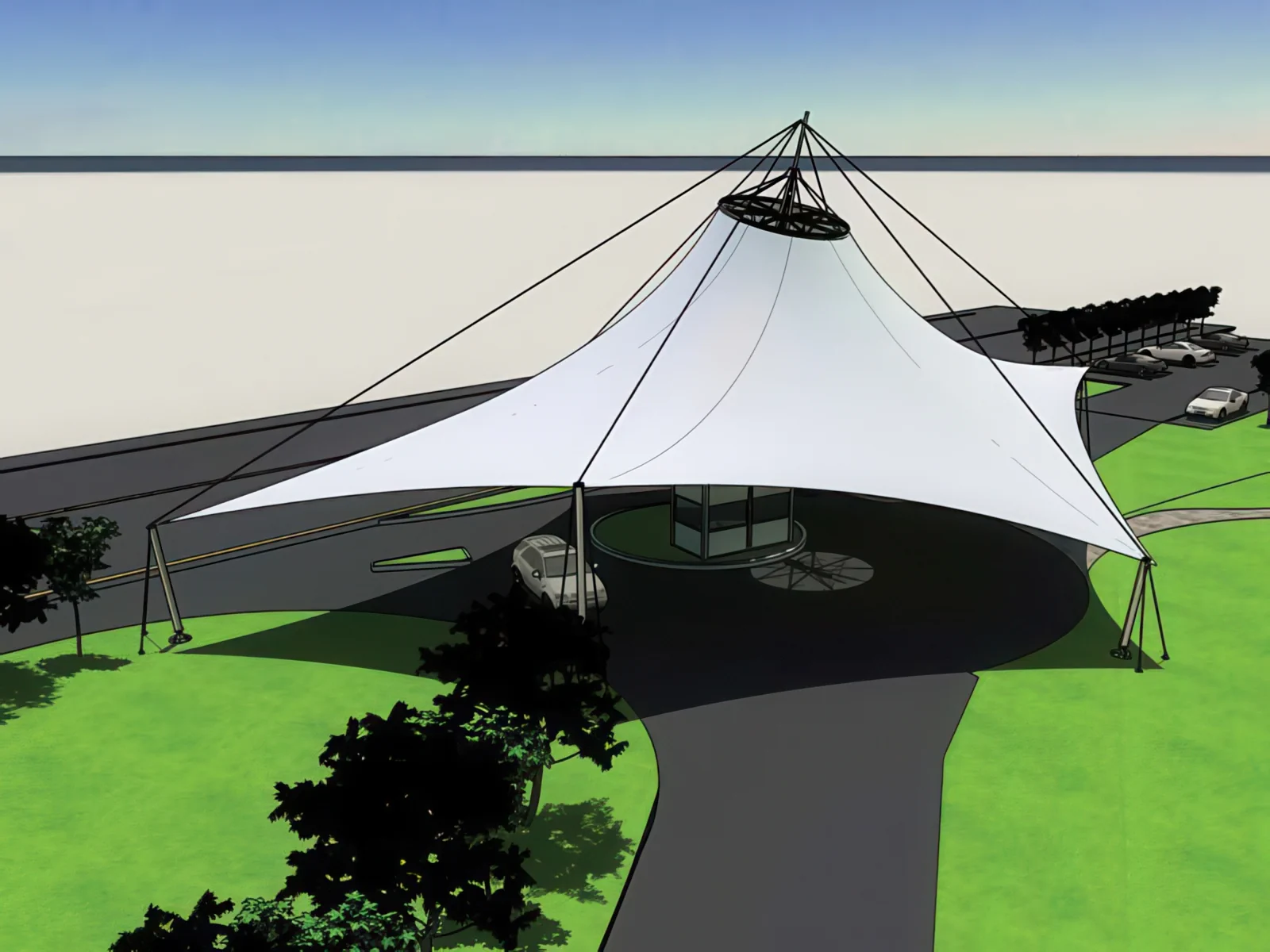 Тентовые входные группы проект 46