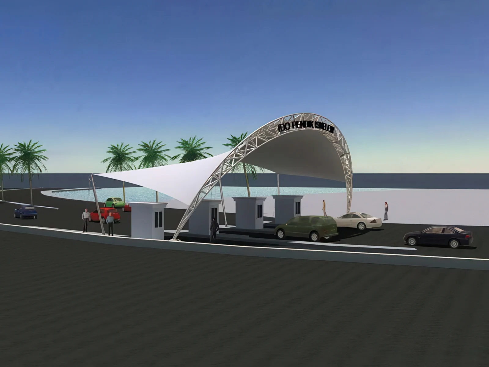 Тентовые входные группы проект 47