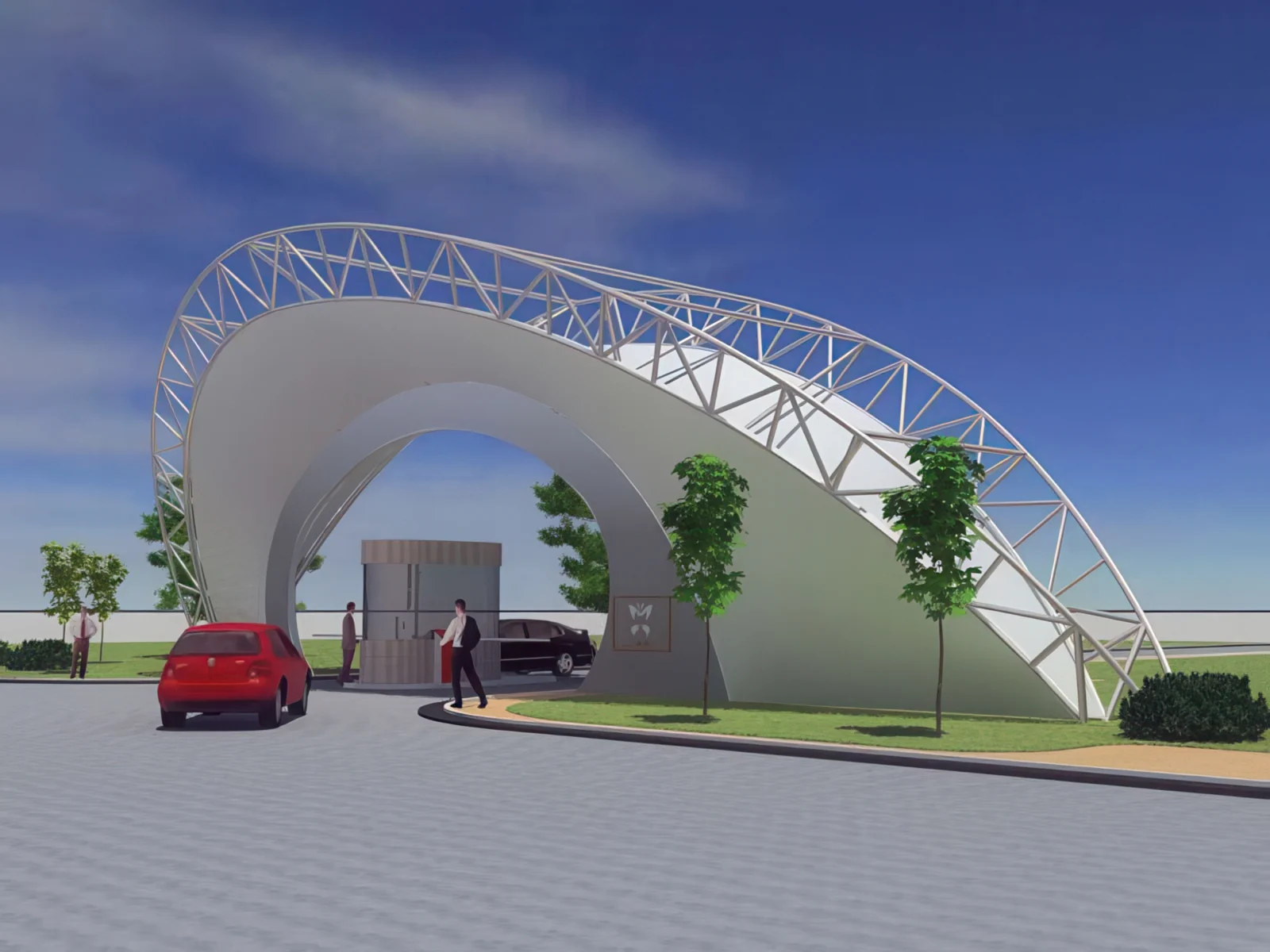 Тентовые входные группы проект 49