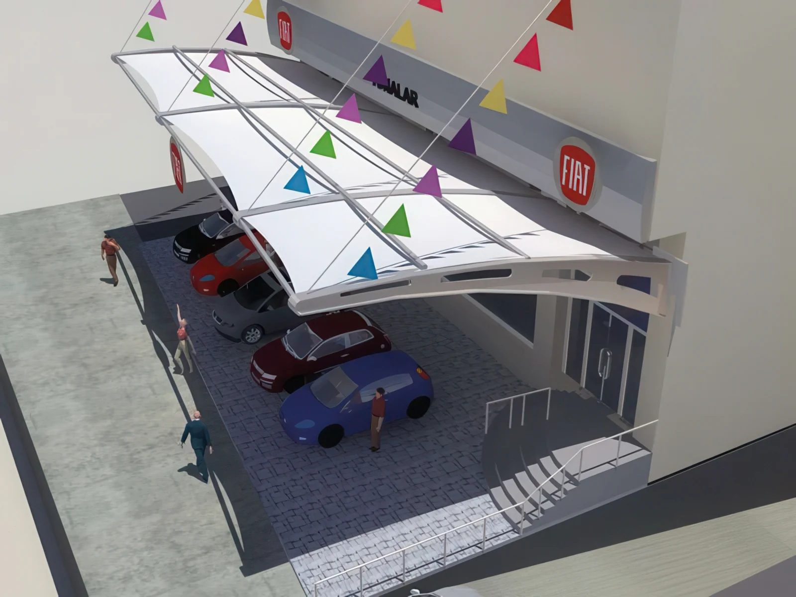 Тентовые входные группы проект 51