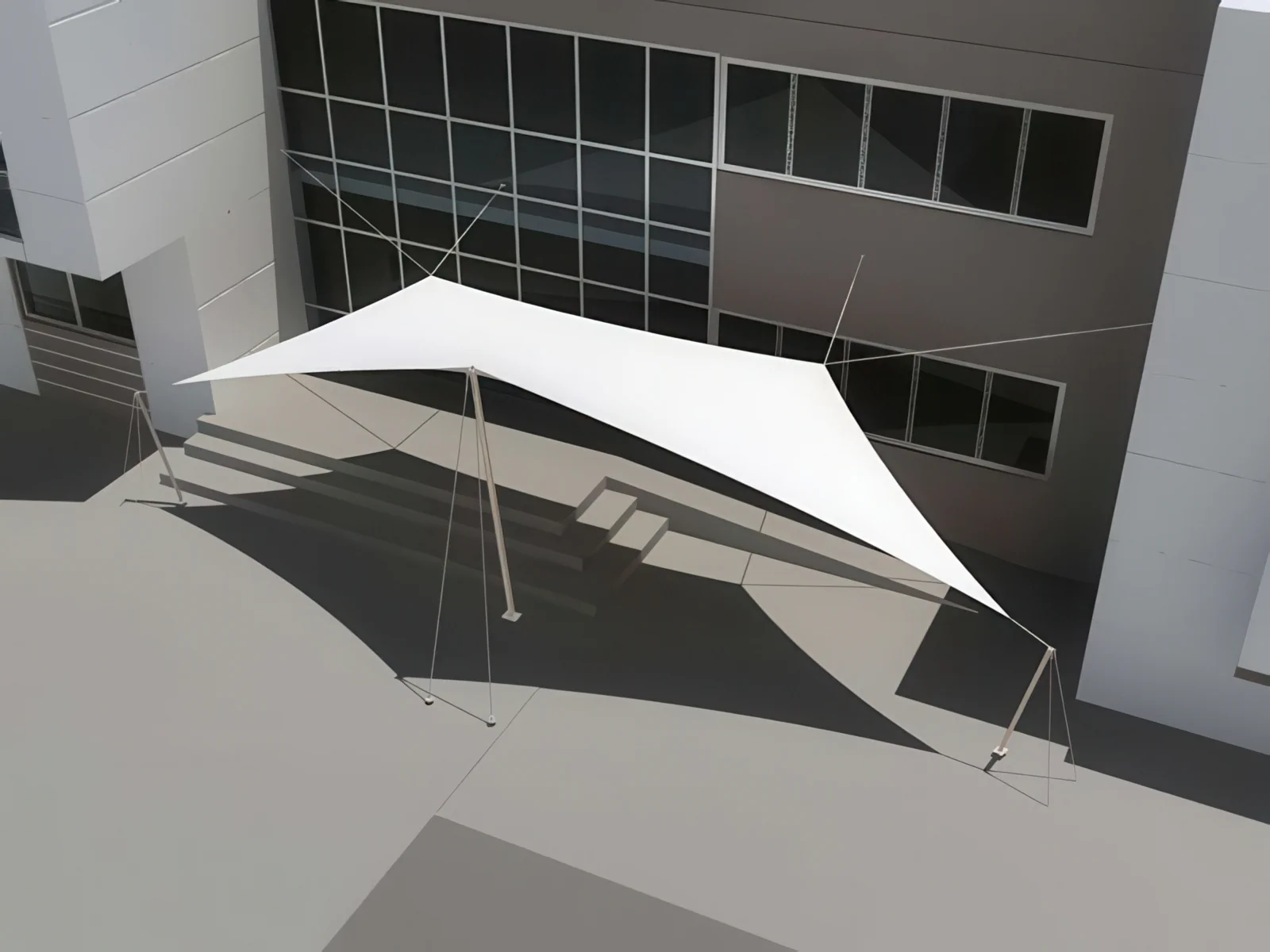 Тентовые входные группы проект 55