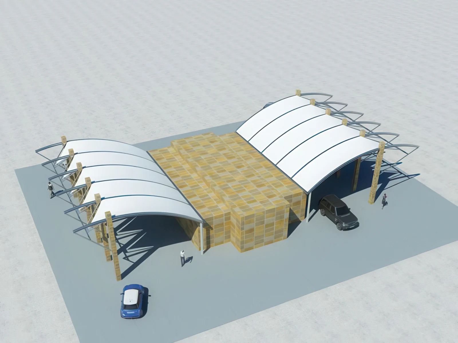 Тентовые входные группы проект 57