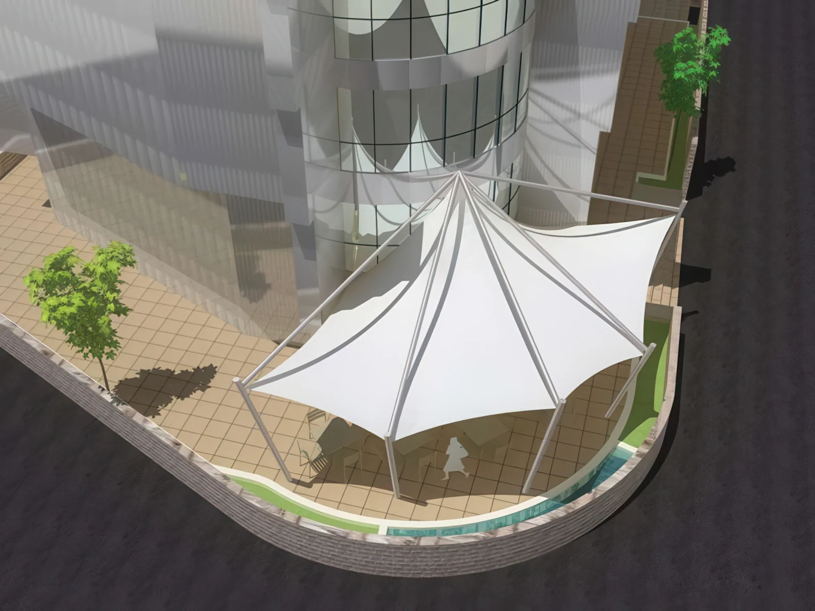 Тентовые входные группы проект 60