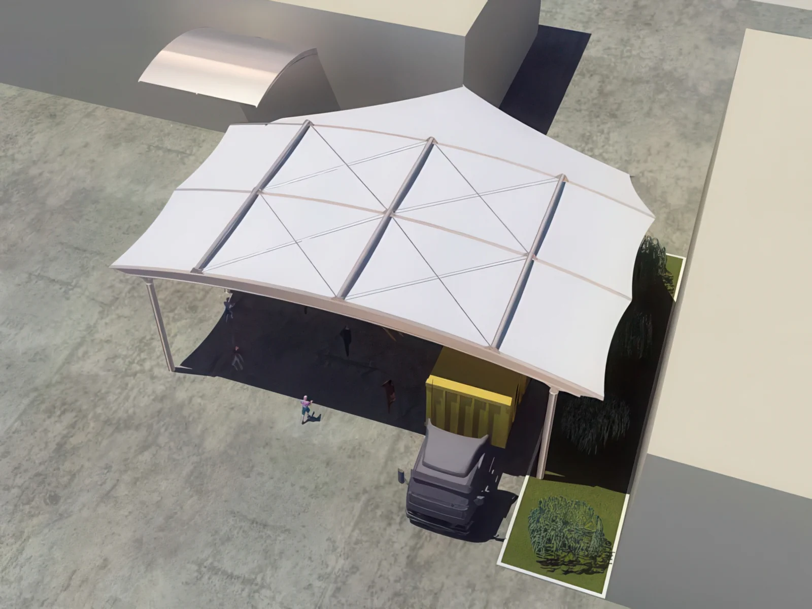 Тентовые входные группы проект 69