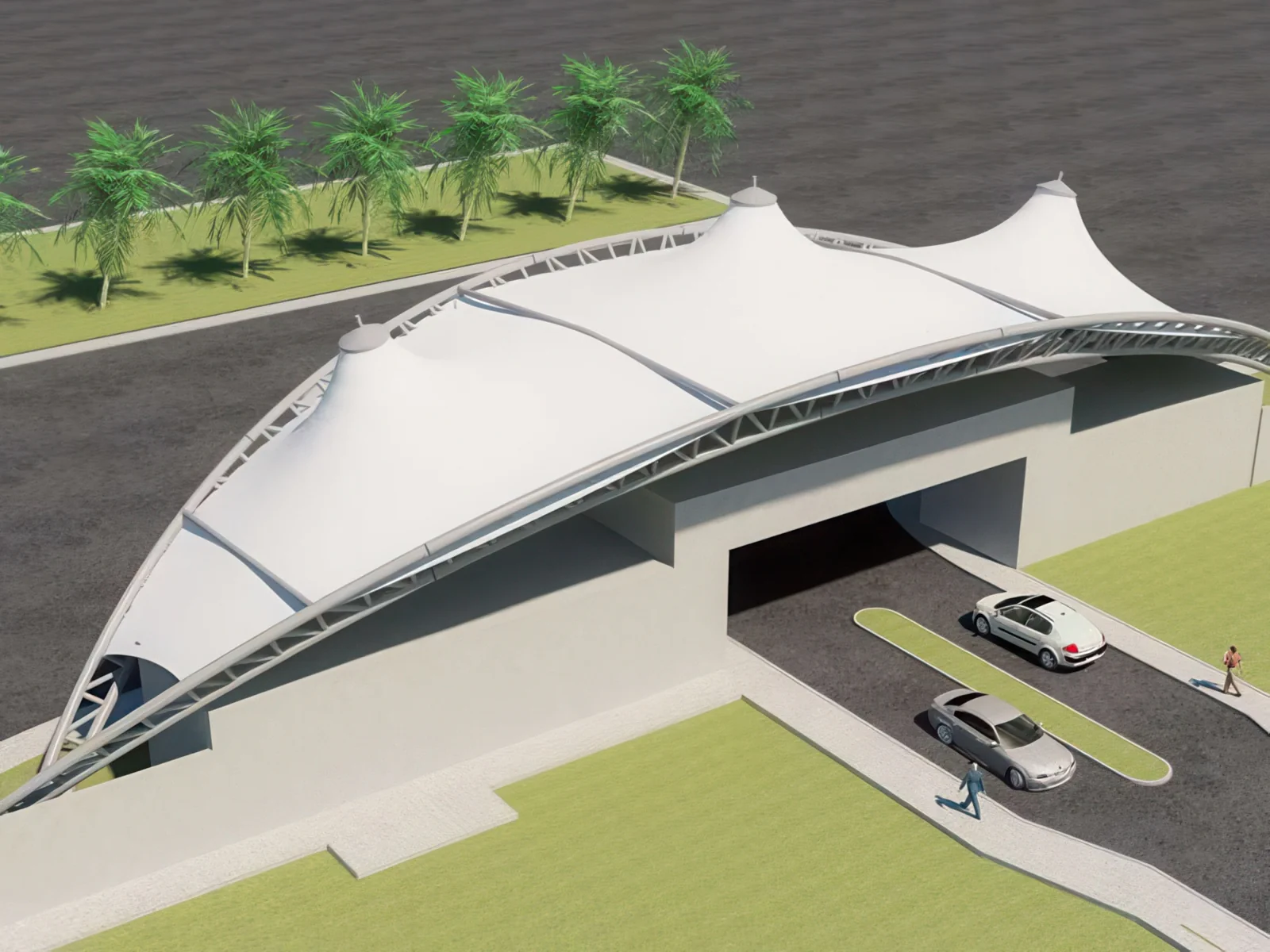 Тентовые входные группы проект 72