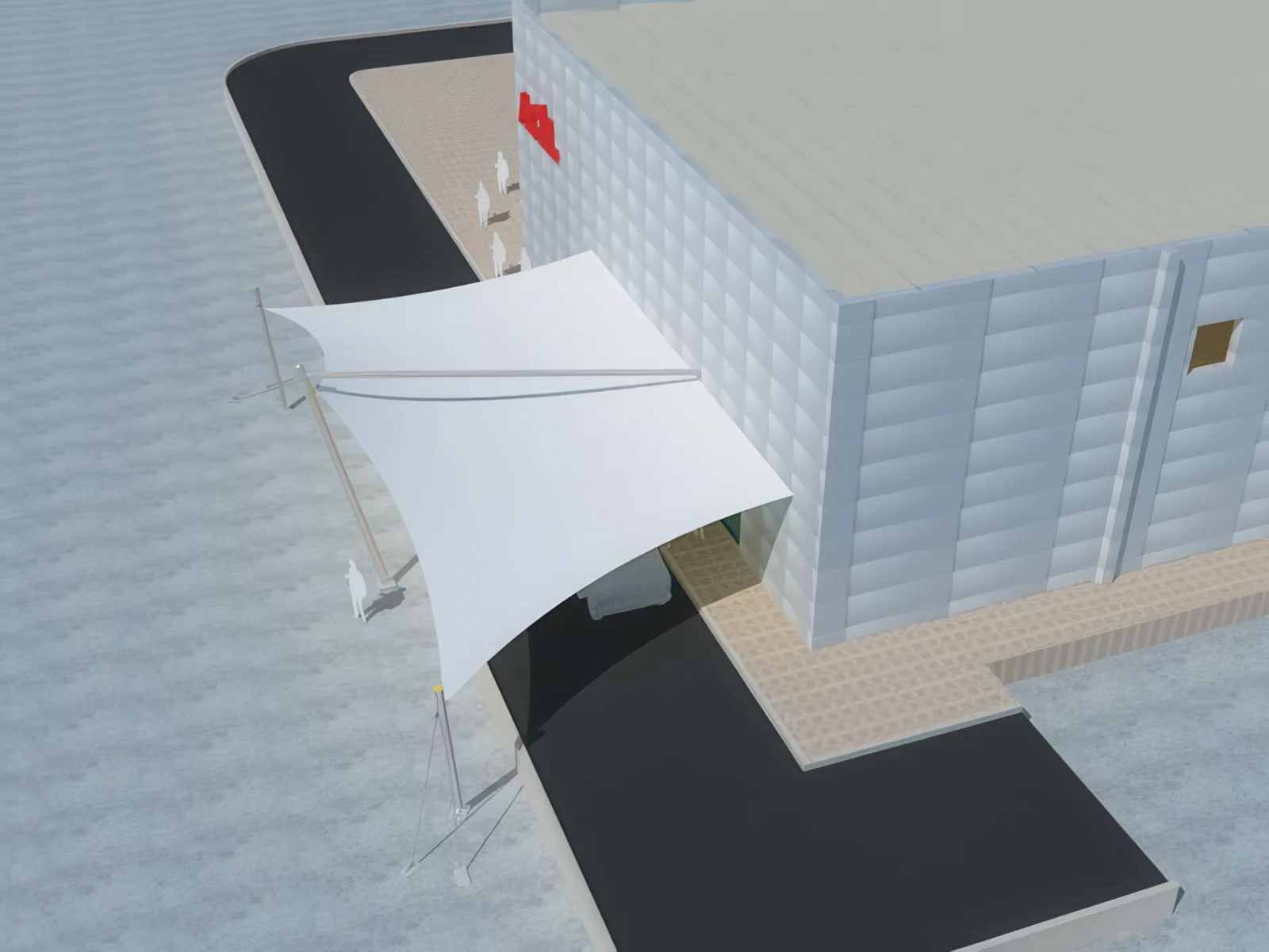 Тентовые входные группы проект 74