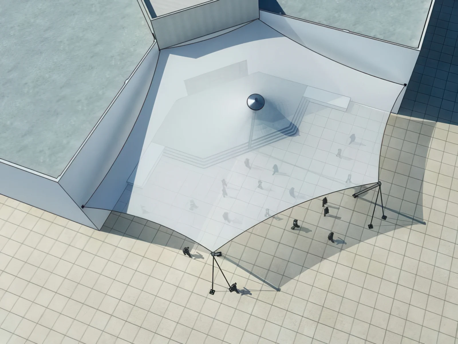 Тентовые входные группы проект 80