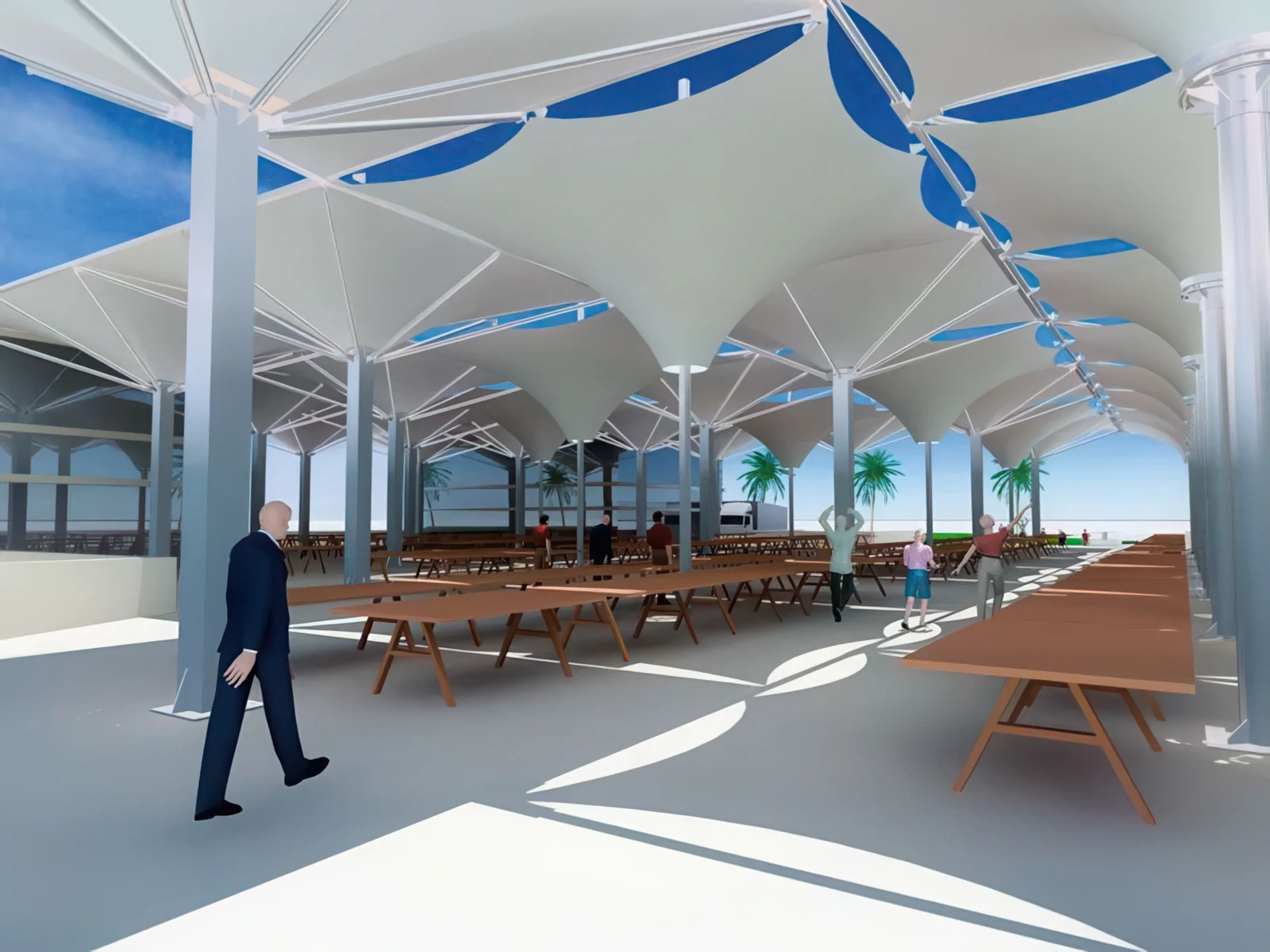 Навесы для рынков проект 2