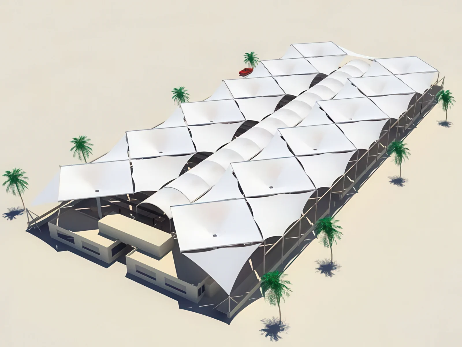 Навесы для рынков проект 4