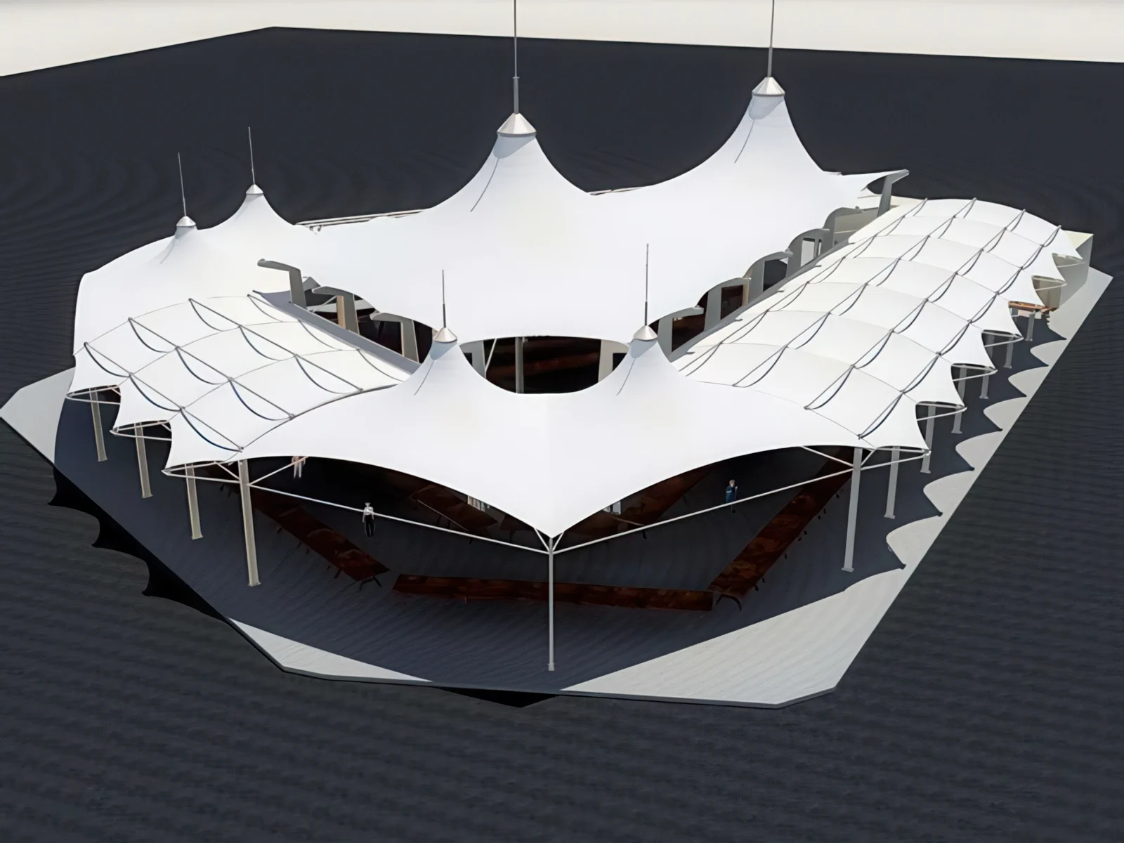 Навесы для рынков проект 8