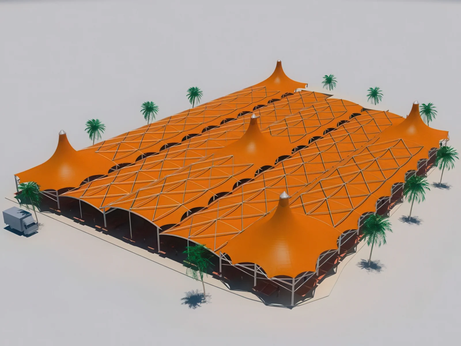 Навесы для рынков проект 9