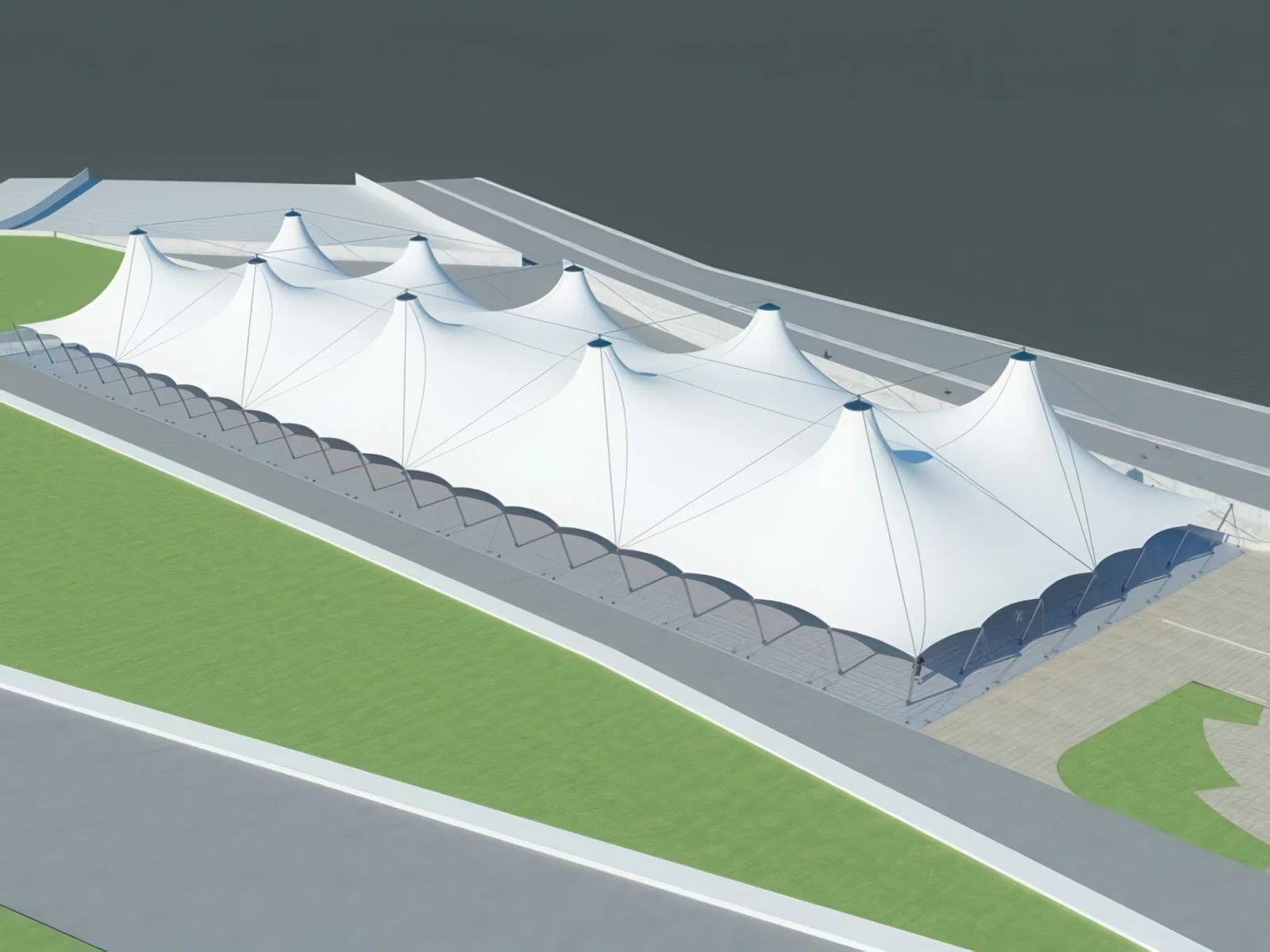 Навесы для рынков проект 10