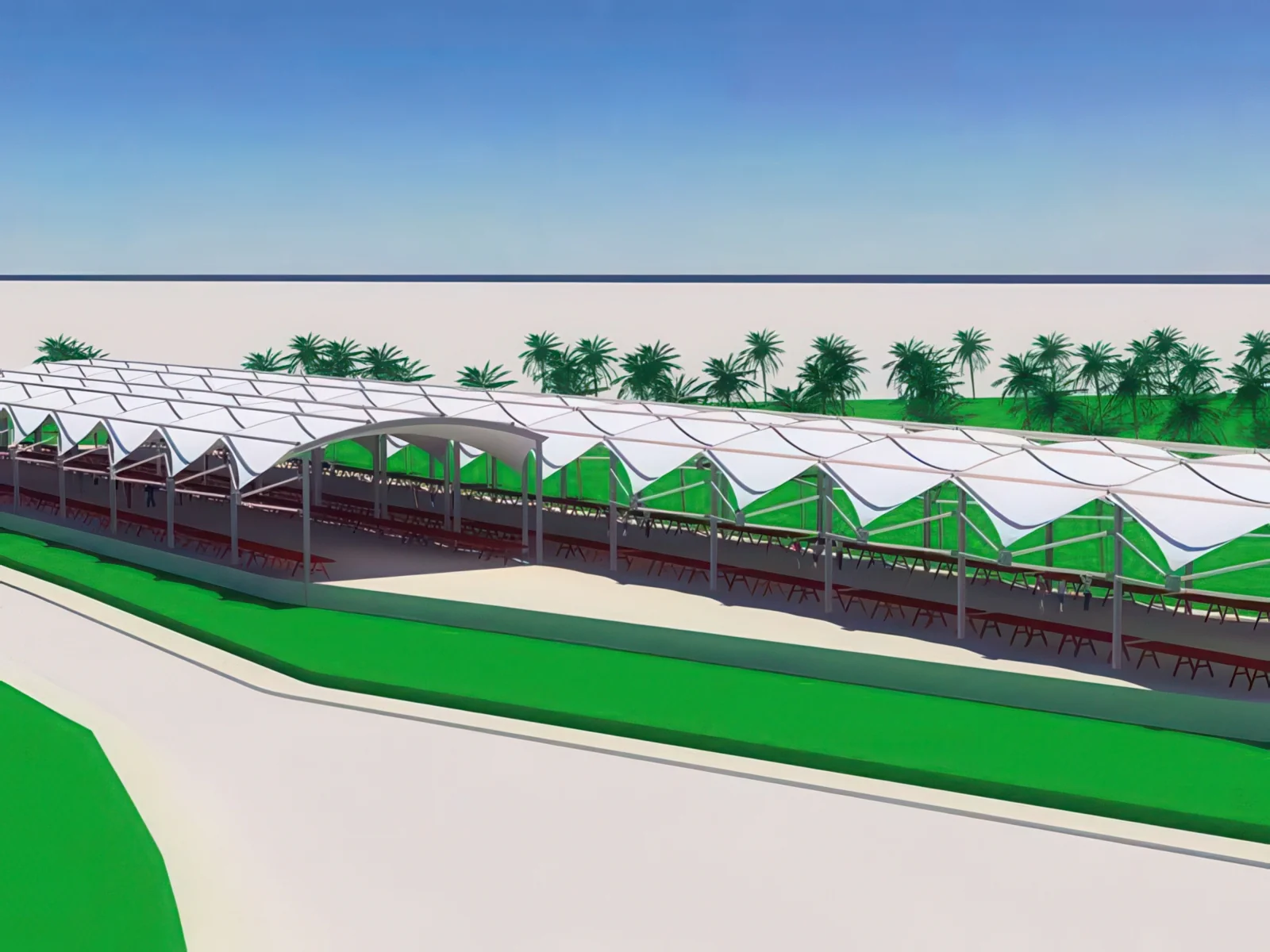 Навесы для рынков проект 12