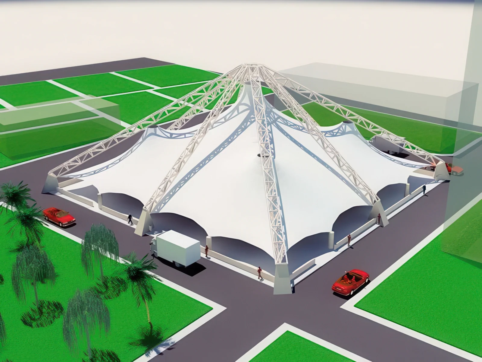 Навесы для рынков проект 14