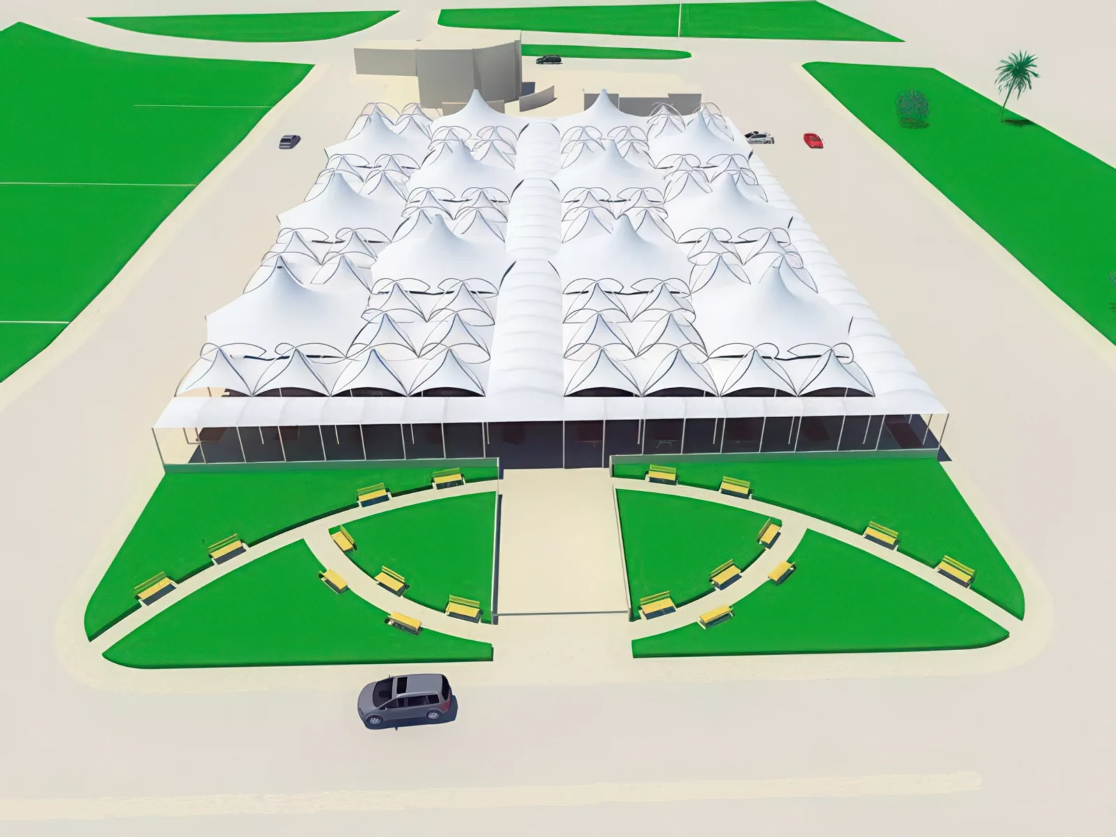 Навесы для рынков проект 17