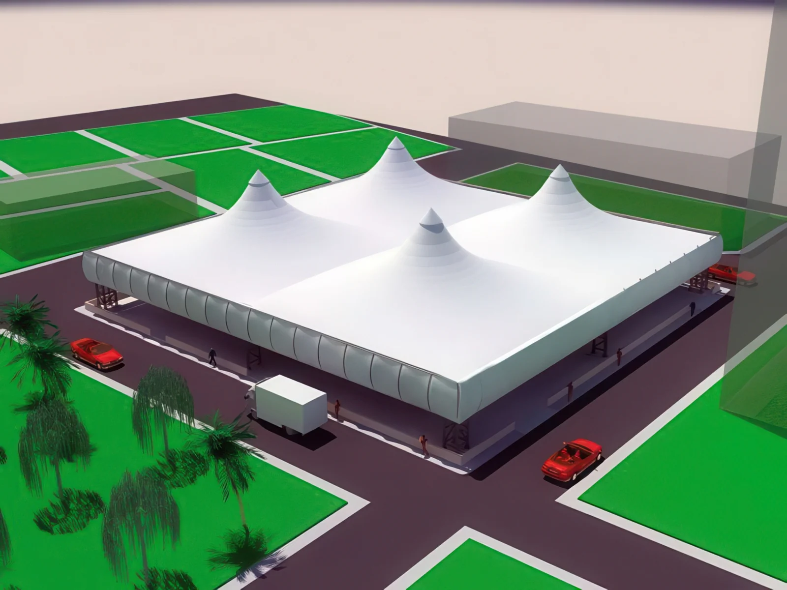 Навесы для рынков проект 20