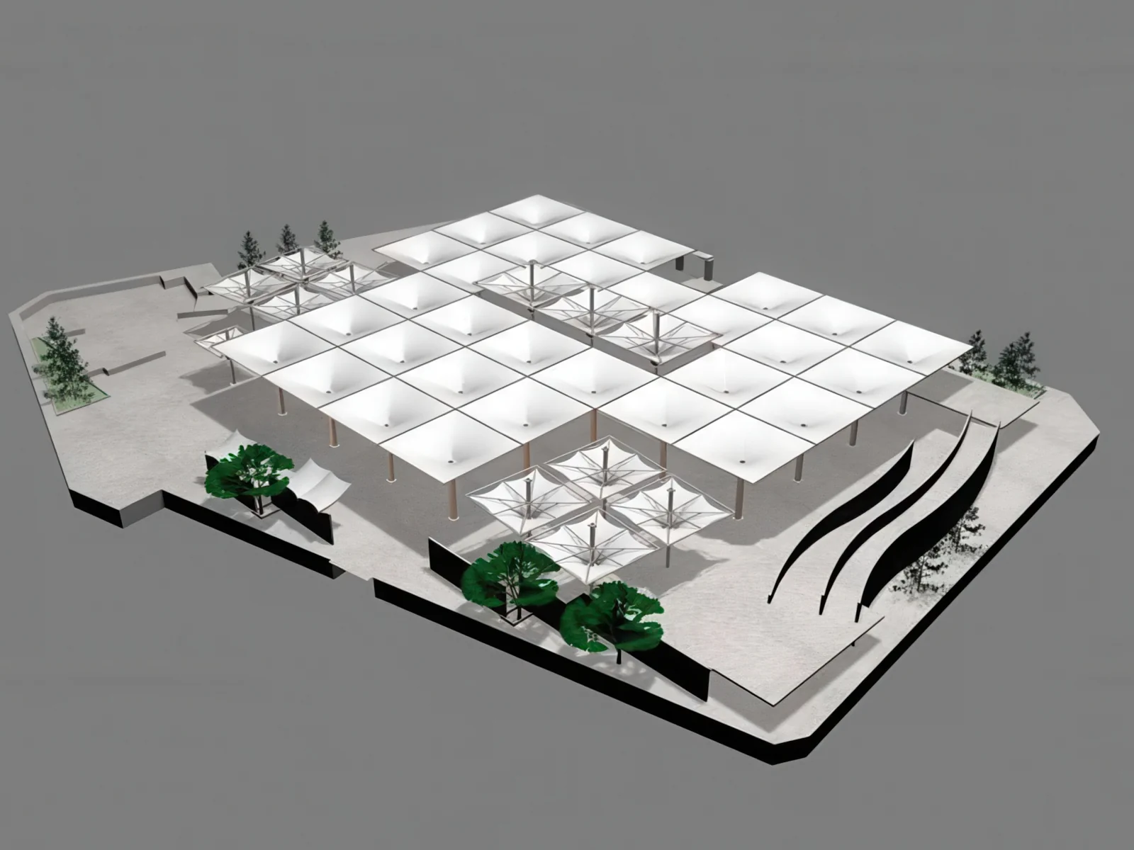 Навесы для рынков проект 23