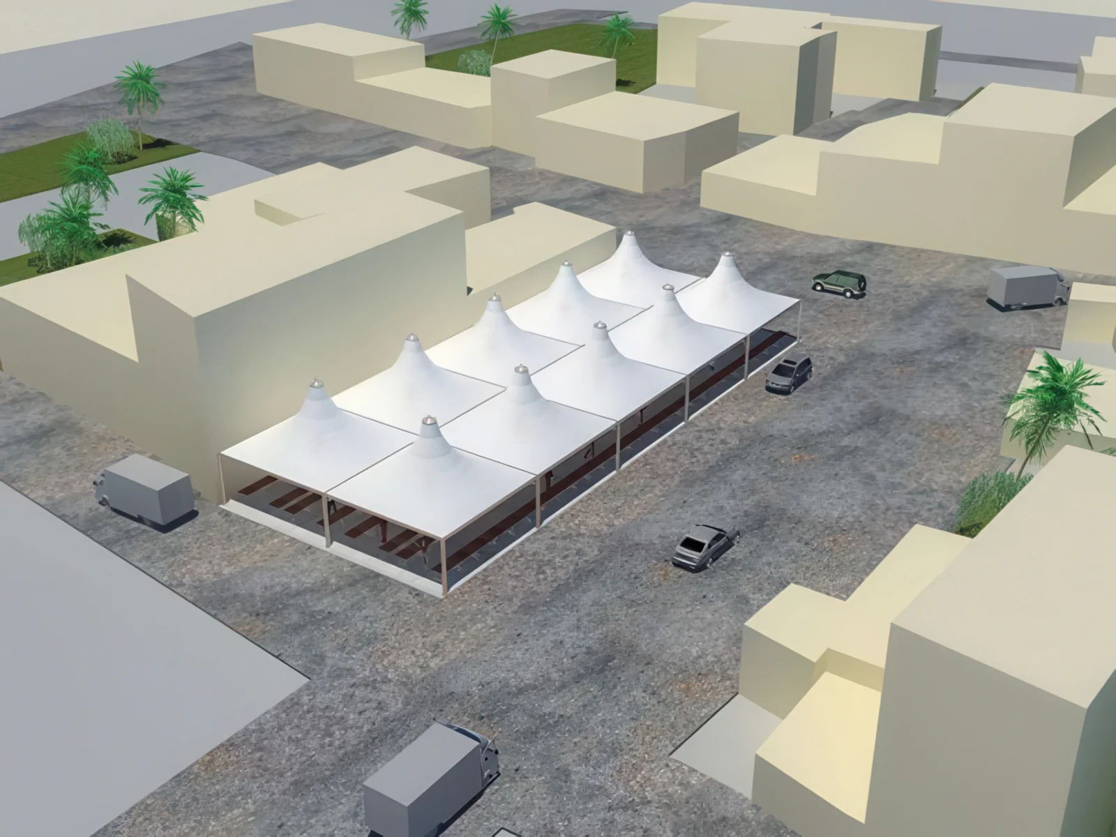 Навесы для рынков проект 29