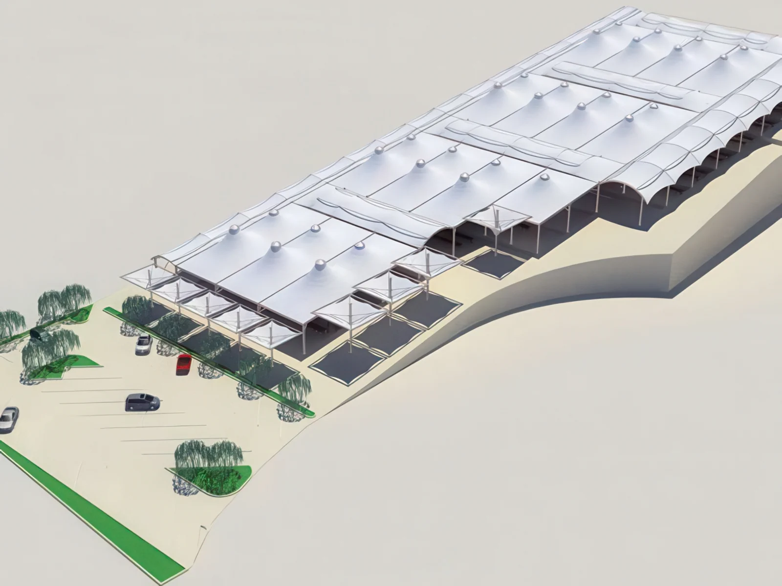 Навесы для рынков проект 35