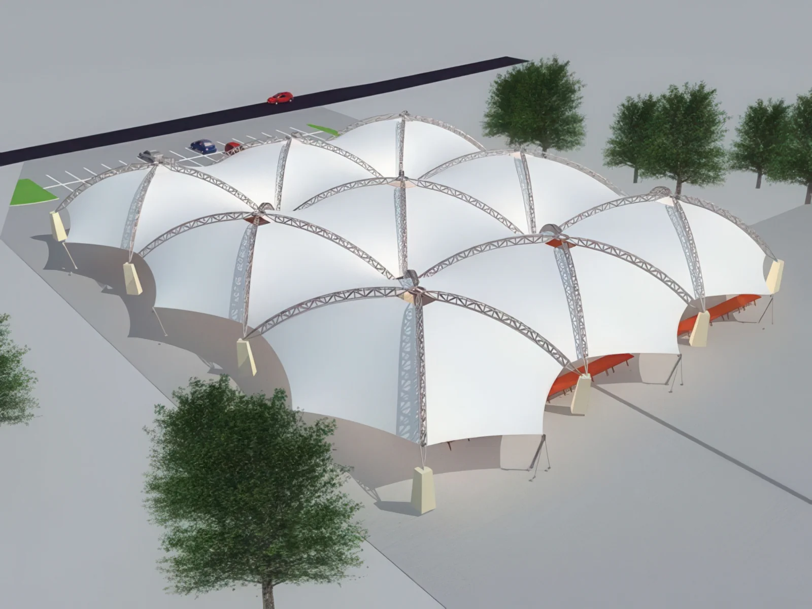 Навесы для рынков проект 36