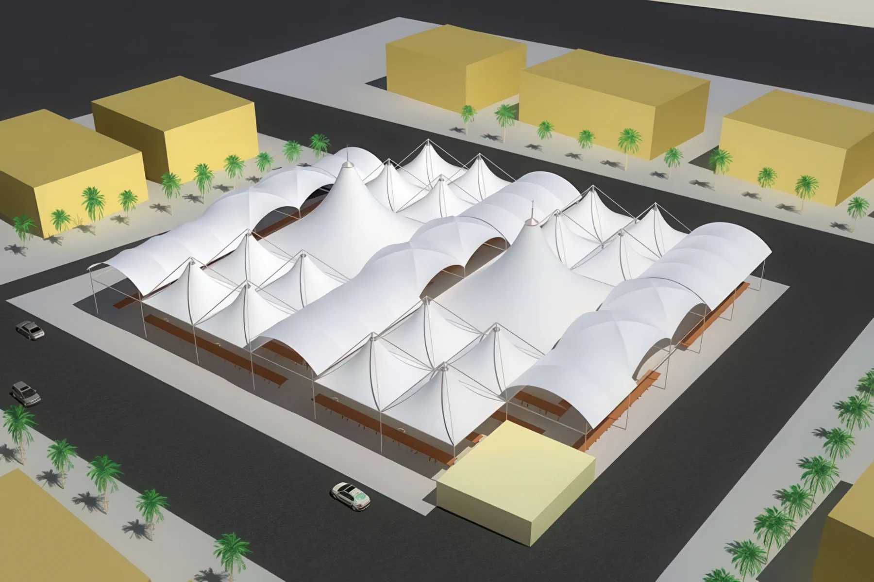 Навесы для рынков проект 42