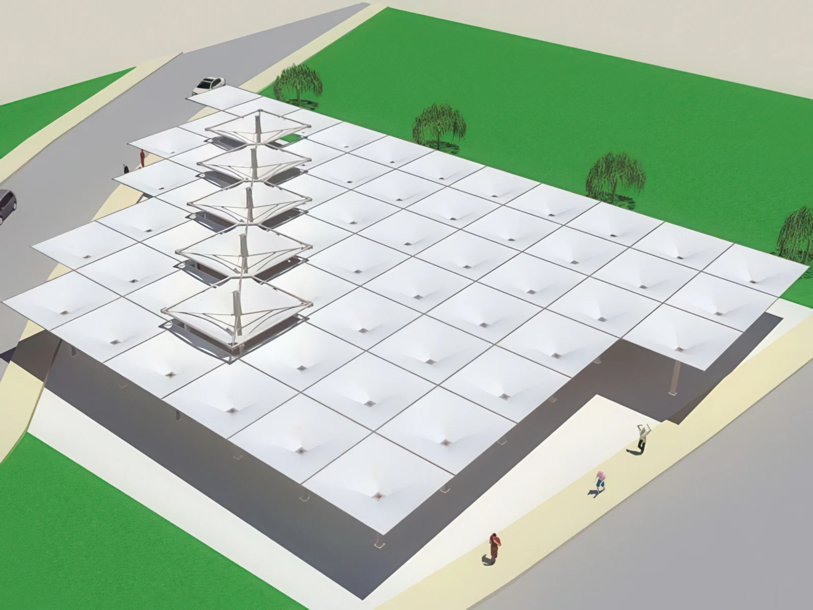 Навесы для рынков проект 52