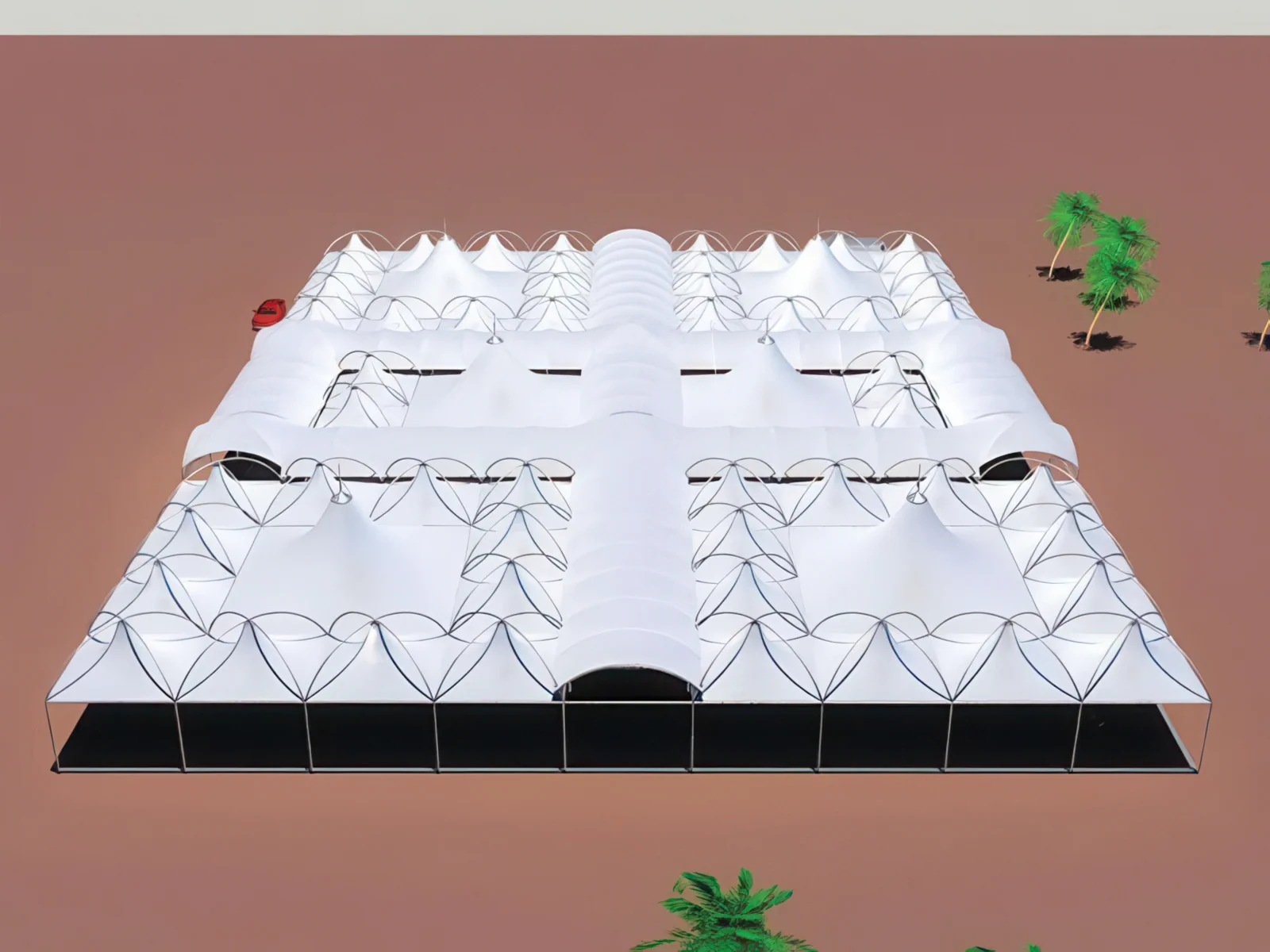 Навесы для рынков проект 55