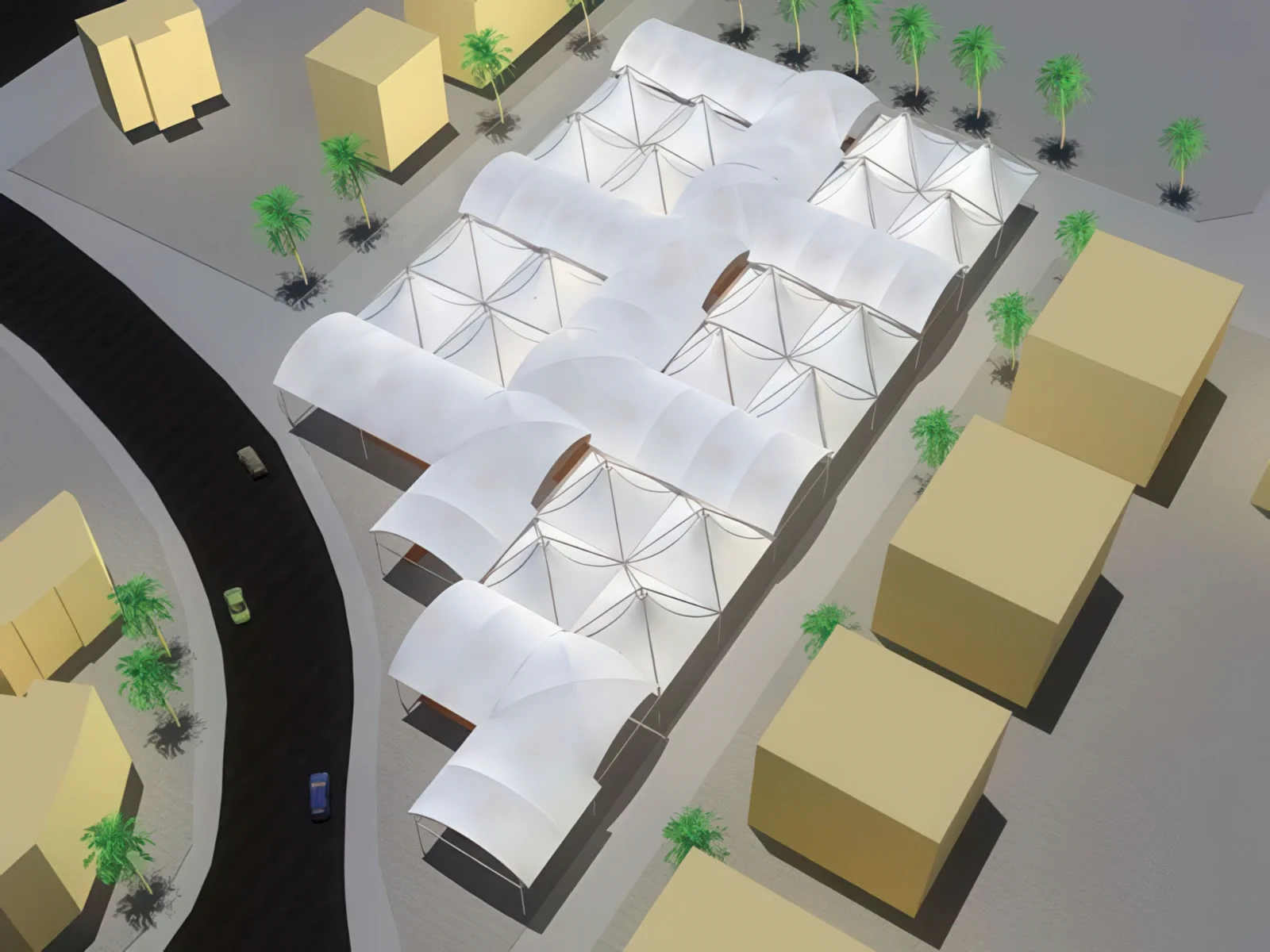 Навесы для рынков проект 56