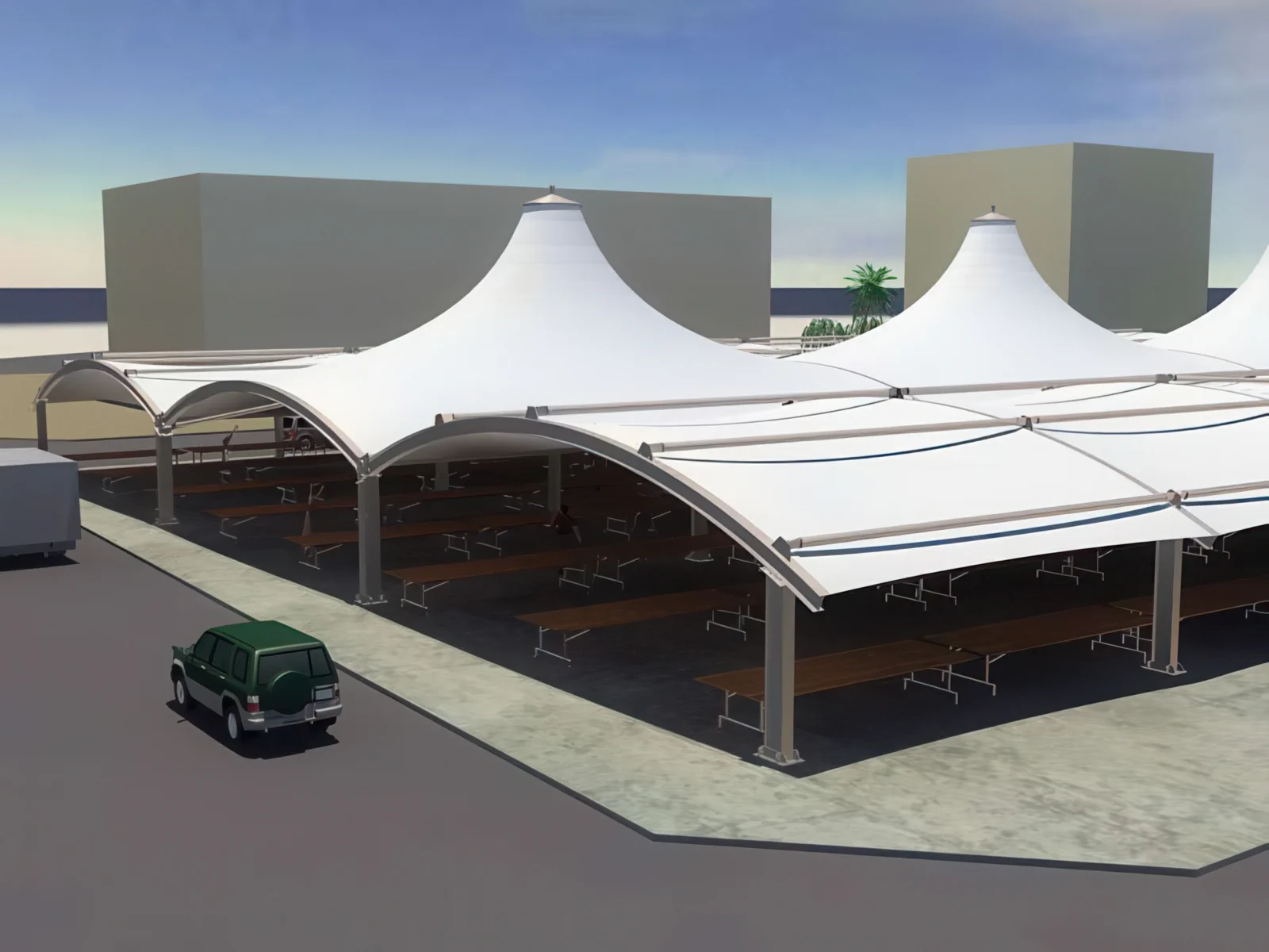 Навесы для рынков проект 63